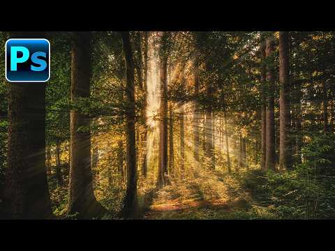 Create Stunning Sun Rays Effect in Photoshop | Easy Light Beam Tutorial