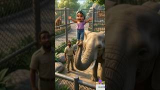 يوم خديجه المميز بين الحيوانات Khadija's Special Day at the Zoo🦁🐘✨