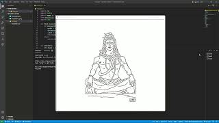 Mahadev Sketch Using Python