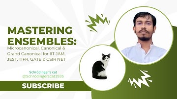 Mastering Ensembles: Microcanonical, Canonical & Grand Canonical for IIT JAM, JEST, GATE & CSIR NET