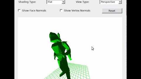 MD2 Model Loader with Simple Rendering