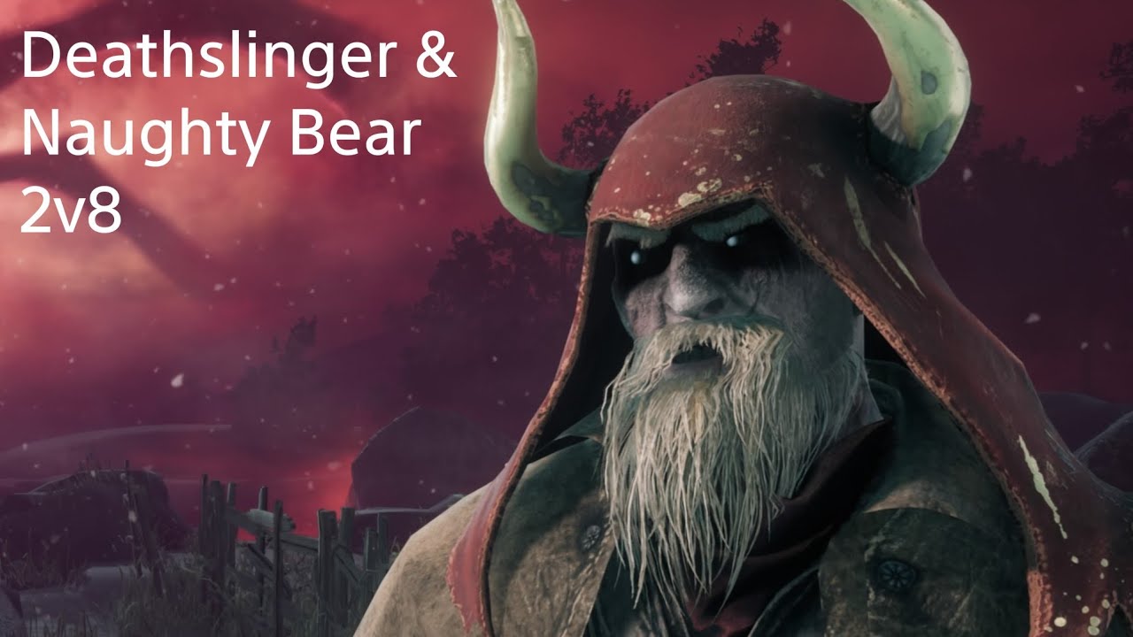 Deathslinger & Naughty Bear 2v8 | Dead By Daylight (killer pov no commentary)