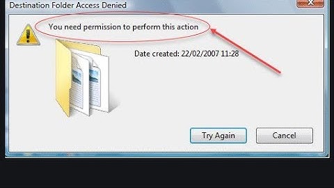 Fix You need permission to perform this action ,  can