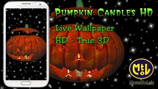 Pumpkin Candles HD Live Wallpaper screenshot 3