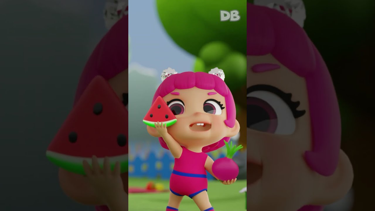 Delicious Fruits And Vegetables With Baby DB D Billions Shorts Db
