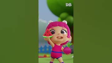 Delicious Fruits and Vegetables with Baby DB | D Billions #shorts #db