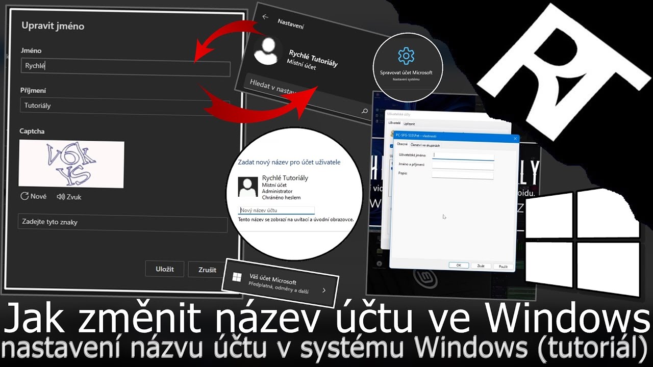 Jak změnit účet ve Windows 11?