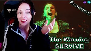 Survive  THE WARNING (LIVE at Lunario CDMX)  First Time Hearing Reaction! I love these ladies!