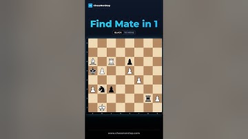 99% of Players Overthink This Simple Checkmate, But The Move is Obvious! | Mate in 1 #shorts #chess