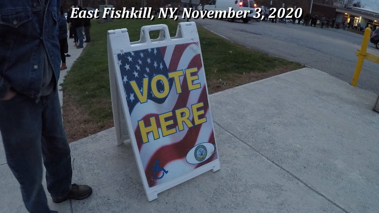 Voting in East Fishkill, NY, November 3, 2020 YouTube