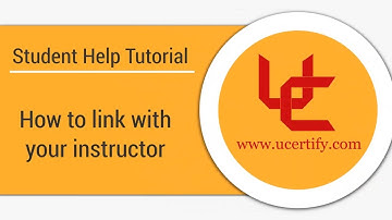 uCertify LEARN | Student Area- How to link with your instructor