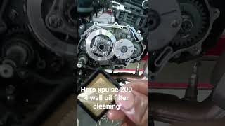 Hero xpulse 200 , 4 wala oil filter clean