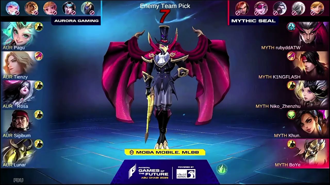 MYTHIC SEAL VS AURORA GAMING TURKEY |GROUP STAGE | MATCH 2 | GAMERS OF THE FUTURE 