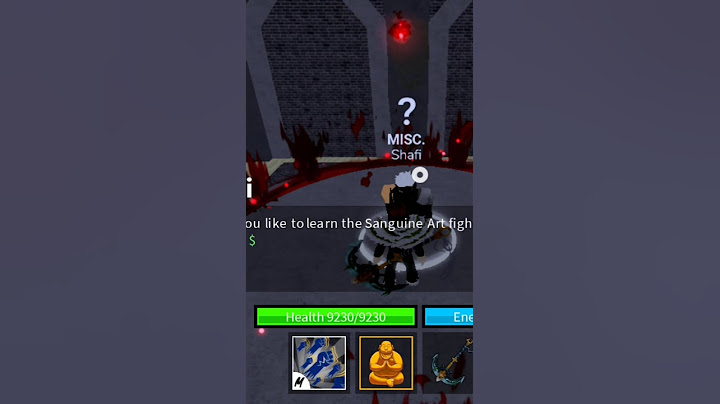 Finally  I got The Best fighting style 'Sanguine art' in Blox fruits