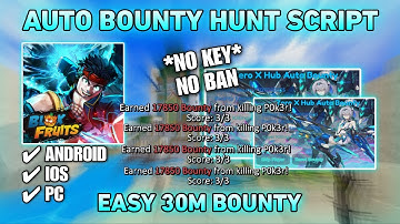 Blox Fruits BEST Auto Bounty Hunt Script "EZ 30M" No Ban, Working 100% & Undetectable