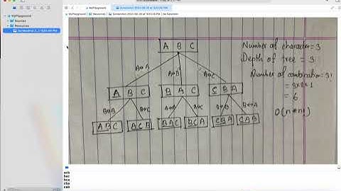 4) Recursive - String permutation algorithm