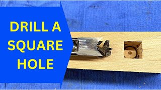 Drill a Square Hole Hollow Chisel Mortising Bit