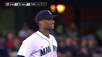 WSH@SEA: Cano makes nice pick on a grounder to second