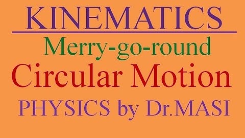 merry go round and circular motion, direction of acceleration, physics