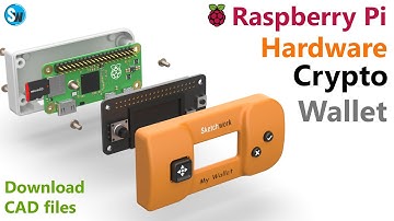 Raspberry pi Zero Hardware crypto wallet Enclosure design | DIY Project 2022