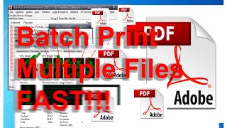 Batch Print Multiple PDF's Files FAST!