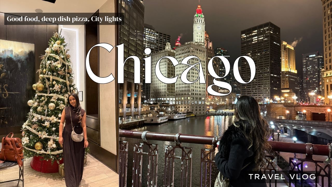 Chicago Winter VLOG | exploring the city, good food, deep dish pizza ...