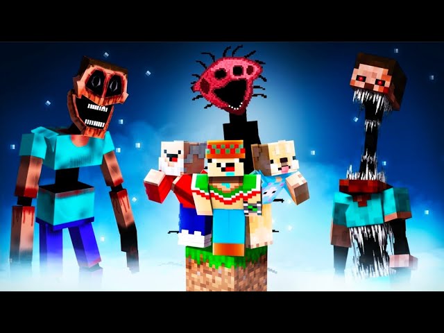 ¡Minecraft PERO en 1 BLOQUE DE TERROR! 😱💀 SILVIOGAMER MINECRAFT PERO