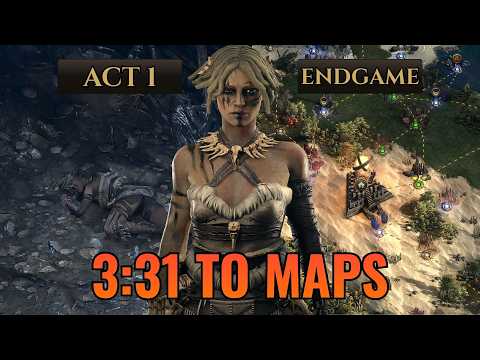 Huntress Twisters: Level 1 to Maps in 3:31 | Path of Exile 2