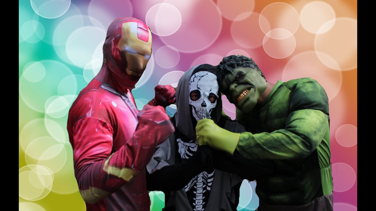 Download Ghost vs iron man vs Hulk -  Superhero Fight - Death Match! frightening