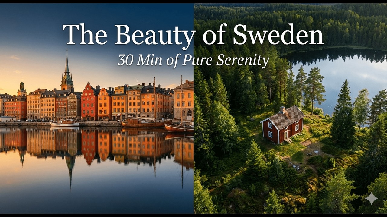Silent Travel Sweden | Scandinavian Calm in 4K