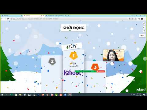 Hướng dẫn tạo phần khởi động bằng phần mềm Kahoot.it