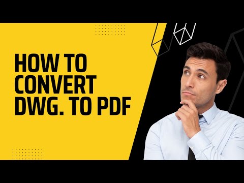 How to make AutoCAD to PDF | dwg to PDF