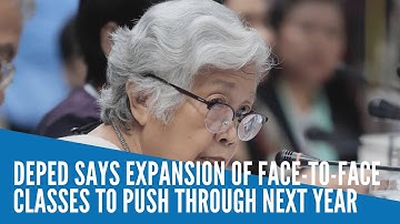 DepEd says expansion of face-to-face classes to push through next year