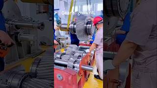 Gear Alignment &amp; Bearing Press Fit in 60s 🔧 | Custom Gearbox Manufacturing