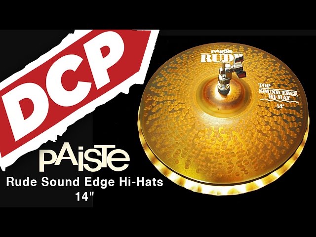 Тарілка для барабанів Paiste RUDE Sound Edge Hi-Hat 14