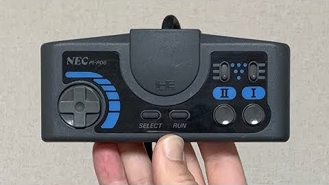 NEC PC Engine Core Grafx PI-PD6 Controller Teardown Clean