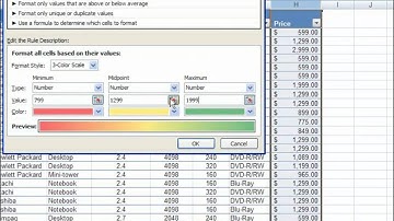 How to Apply Custom Conditional Formating Rules in Excel 2007