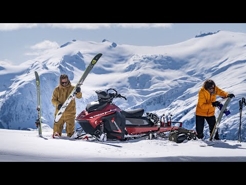 WORLD FIRST ELECTRIC SNOWMOBILE in the BACKCOUNTRY