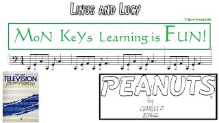 Peanuts Linus And Lucy, Piano Music