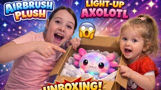 She Got a Light-Up Axolotl?! 😍 | Plush Unboxing