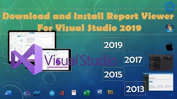 report viewer in visual studio 2019