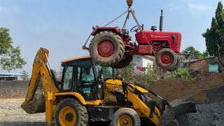 JCB 3DX Backhoe Loader Working In Village For Bricks Manufacturing Plant | Jcb Dozer | Jcb Planet 