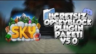 Mi̇necraft Op Skyblock Plugi̇n Paketi̇ Map Ücretsi̇z