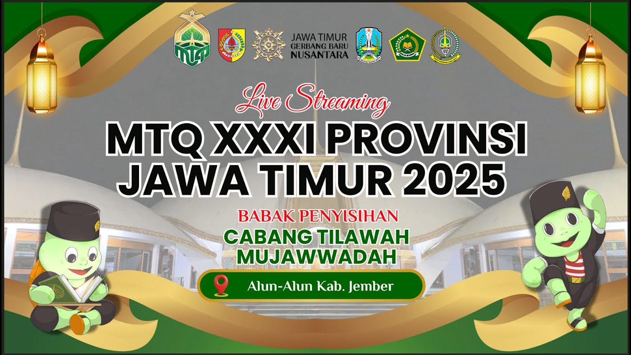 🔴[LIVE] Babak Penyisihan Cabang Qira'ah Mujawwadah Dewasa (14 September 2025)