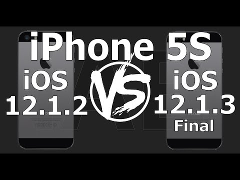 iPhone 5S : iOS 12.1.3 Final vs iOS 12.1.2 Speed Test (Build 16D39)