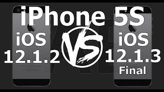 iPhone 5S : iOS 12.1.3 Final vs iOS 12.1.2 Speed Test (Build 16D39)