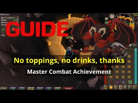 No Toppings, No Drinks, Thanks - Yama Master Combat Achievement Guide - OSRS