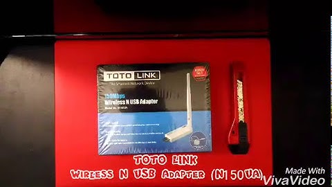 TOTO Link USB Adapter Unboxing || 2017