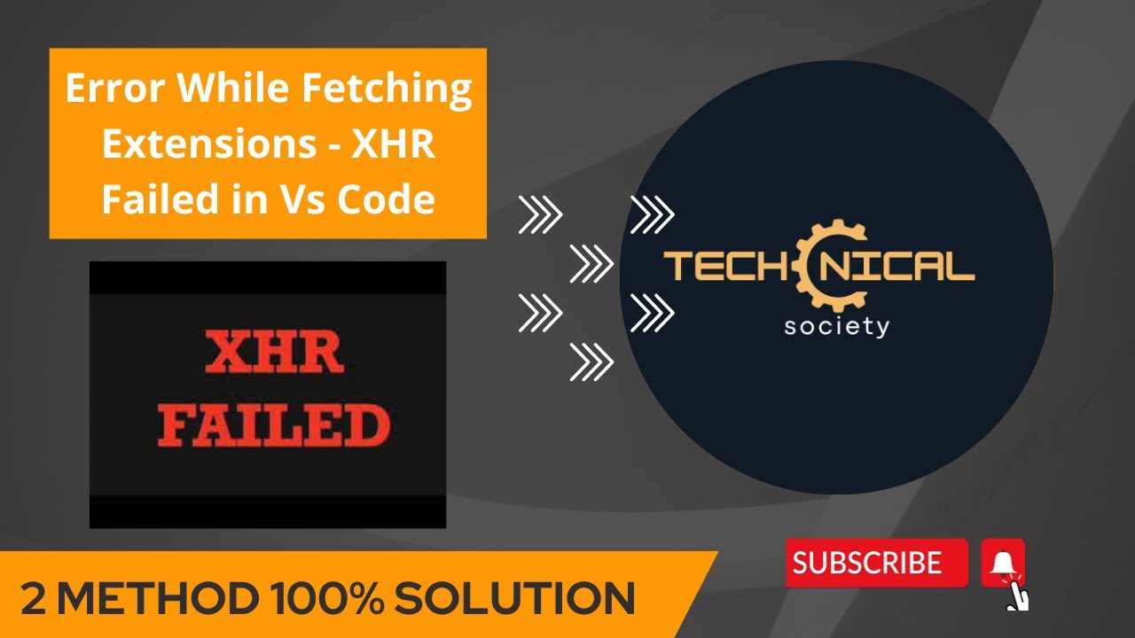Troubleshooting Xhr Failed In Visual Studio Code