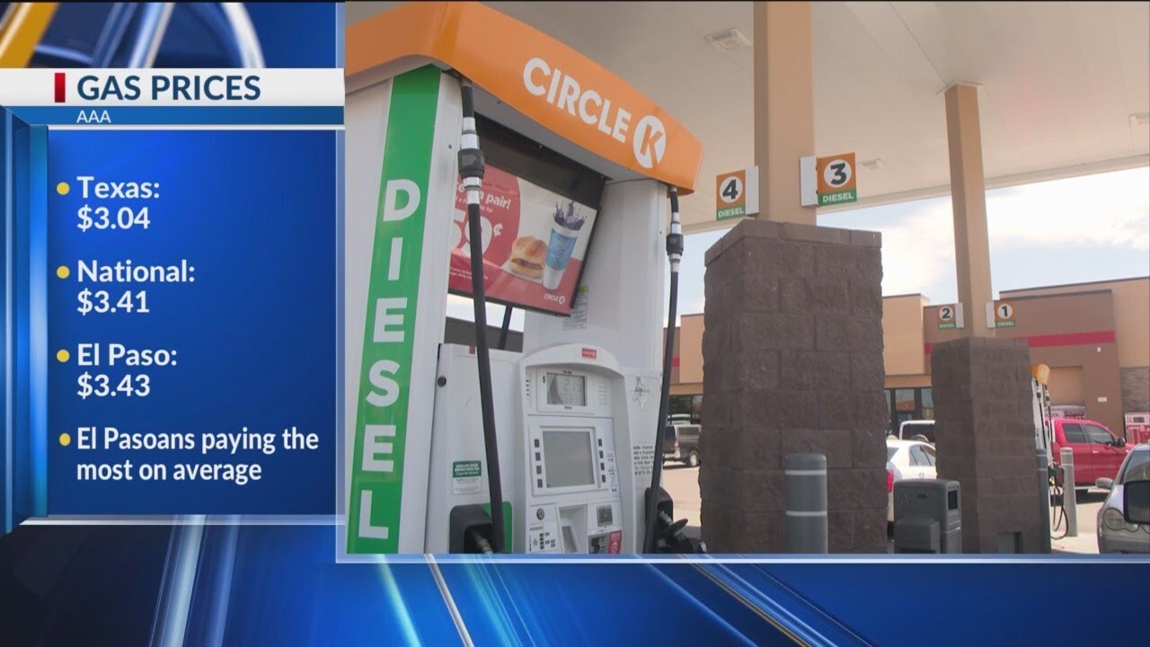 Gas prices in El Paso YouTube